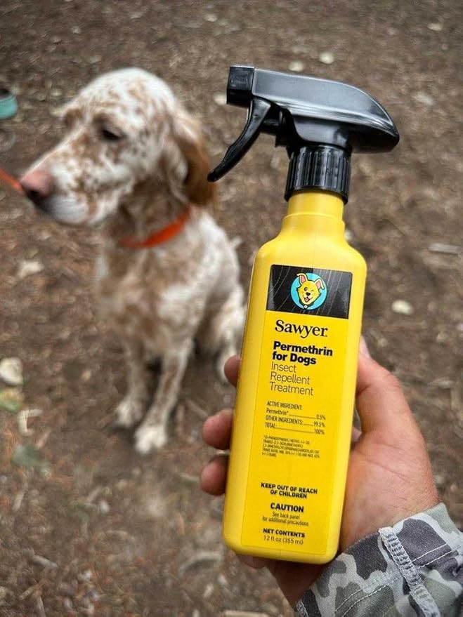 Sawyer Products SP624 Permethrin, Permethrin for Dogs Insect Repellent Treatment