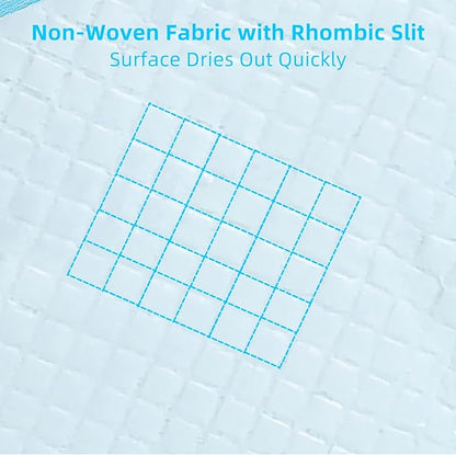 Super-Absorbent Waterproof Dog and Puppy Pet Training Pad, Housebreaking Pet Pad,Blue (22"x22"(100PCS))