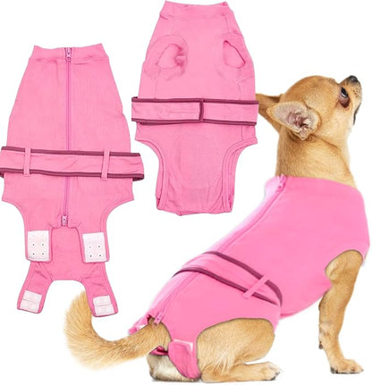 Dog Female Spay Recovery Suit Large Pink,Male Neuter Surgery Recovery Shirt,Pink L