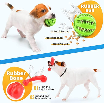 LOYEE Puppy Toys 8 Pack for Small Dogs, Luxury Dog Chew Toys with Squeaky Plush Toys, Rope Toys and Ball, Teething Toys for Puppy Supplies