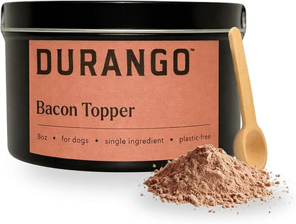 Durango Bacon Dog Food Topper, Savory Bacon Dog Food Topper for Dry Food, Protein Dried Mixer, High-Value Treat Style Meal Enhancer for Picky Dogs, 120+ Servings