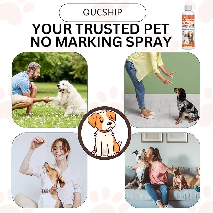 8oz No More Peeing in the House, Pee Spray for Dogs Indoor & Outdoor, Stop Dog Urinating with Dog Stay Away Spray, Don't Pee Here Dogs Training Spray