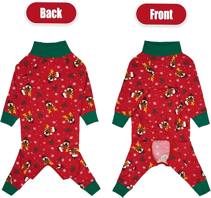Dog Surgery Recovery Suit Onesies for Large Dogs Spayed Recovery Suit Cone Alternative After Surgery Abdominal Wounds Protector Dog Bodysuit for Medium Large Dogs Pajamas