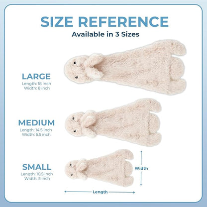 Best Pet Supplies Squeaky Dog Toys with Soft Durable Fabric for Small, Medium and Large Pets Interactive Toy for Indoor Play, Supports Active Biting and Play - 4 Figures, Small