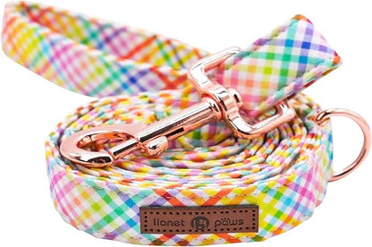 Lionet Paws Dog Leash and Matching Collar for Small, Medium, Large Dogs