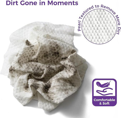 Extra Large 8“ x 13" Dog Wipes, Hypoallergenic, Lavender Scented, Plant-Based Grooming Wipes for Deodorizing & Hydrating Paws, Body, Butt, Ears & Coat - 360 Count