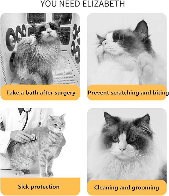 alfyng Elizabethan Dog Neck Collar Sunflower Shape Pet Protective Recovery Collar Comfy Soft Dog Cone for Dogs Cats After Surgery Pet Recovery Collar Cone for Small Dogs Or Cats (S)