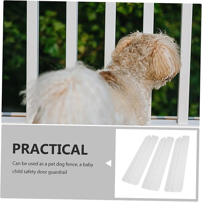 3pcs Multi-Function Pet Dog Fence Safety Gate Cat Door Gate Accessory Easy Install for Stairs