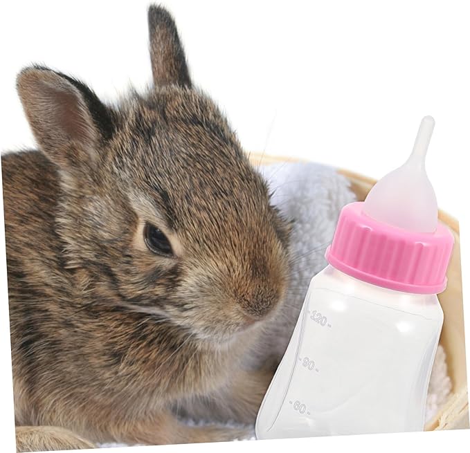 POPETPOP 2Pcs Kitten Nursing Bottles Puppy Milk Feeder with Scale Design Easy to Clean Suitable for Small Pets Colors for Feeding Kittens and Puppies