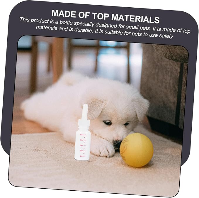 Angoily Nursh Bottle Replacement 3pcs Kitten Bottles for Nursing Portable Milk Bottles Scale Feeder Bottles for Baby Pets Rabbit Accessory