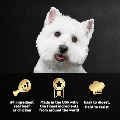 Cesar Wet Dog Food Classic Loaf in Sauce, Grilled Chicken Flavor and Top Sirloin Flavor, 3.5 oz. Easy Peel Trays, Variety Pack, 12 Count (Pack of 2)