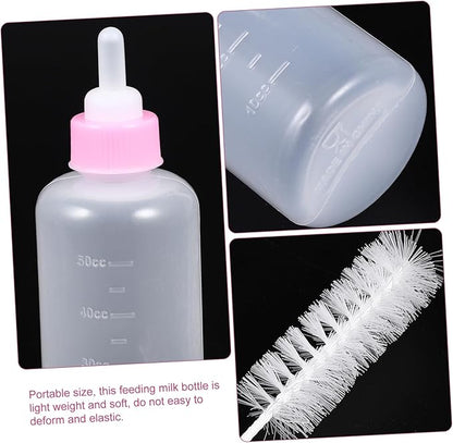SUPVOX Pet Nursing Bottle Kit Dog Puppy Kitten Milk Feeder Bottles Pet Feeding for Newborn Animals