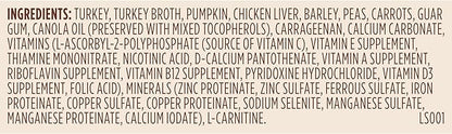 Nutrish Rachael Ray Weight Management Wet Dog Food Premium Paté Real Turkey & Pumpkin Recipe,13 oz. Can,(Pack of 24)