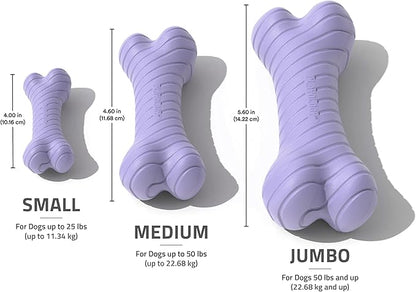 Playology Dog Toys |Dual Layer Bone Durable Chew Toy Bone for Dogs | Small Lamb Scented Toy - Easy to Clean and Made from Non Toxic Materials