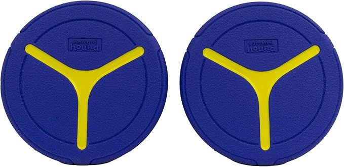 Outward Hound FlyFetch Disc Dog Toy, Durable Rubber, Stand-Alone or Replacement Discs for Launcher, 5", 2-Pack