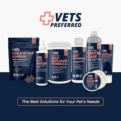 Vets Preferred Flea and Tick Prevention for Dogs Chewable - Daily Defense Without Harsh Chemicals - Immune Support & Antioxidant Protection - Beef Flavored - 90 Soft Chews
