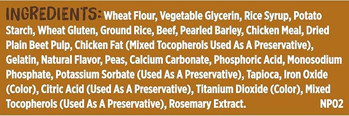 Nutrish Soup Bones Premium Dog Chews with Real Beef and Barley, 11 Chews, Packaging May Vary (Rachael Ray) (Pack of 2)