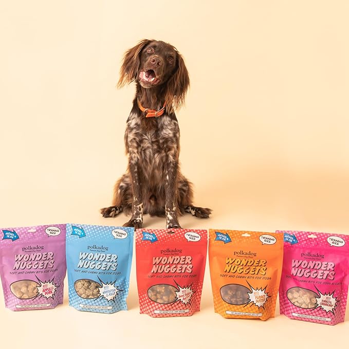 Polkadog Wonder Nuggets Soft & Chewy Dog Treats - Sweet Potato & Beef, All Natural, Limited Ingredient, Premium Training Treats for All Breeds, Great for Allergies, Made in USA - 10oz