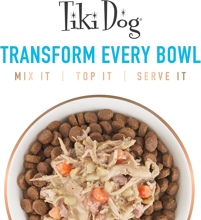 Tiki Dog Born Carnivore for Dogs, Savory Chicken, Peas & Lentils Recipe, Grain Free Baked Kibble for Maximum Nutrition, For Adult Dogs and All Size Breed Dogs, 3.5 lbs. Bag