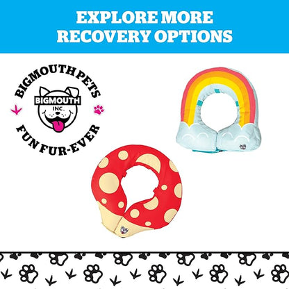 Frog Inflatable Recovery Collar, Comfortable Cone Replacement for Pet Surgery, Protective Collars to Prevent Licking & Biting, Size Large