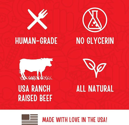 Full Moon All Natural Essentials Beef Jerky Tenders Free Range Human Grade 24 oz