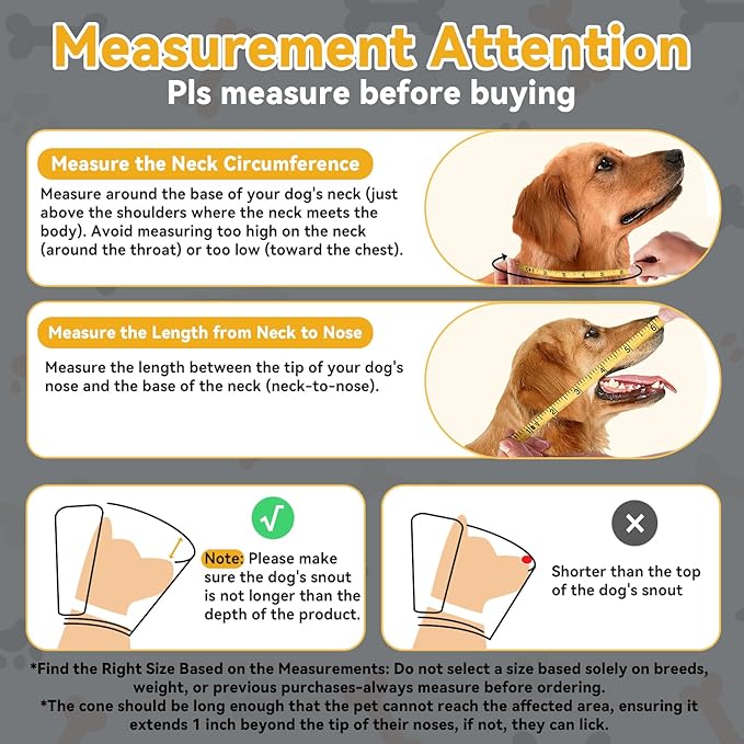 Upgraded Dog Cone Collar for Large Medium Dogs, Soft Dog Cone with Double-Layer Design, Adjustable Pet Recovery Collar for Dogs After Surgery, Elizabethan Collar (XL, Grey)