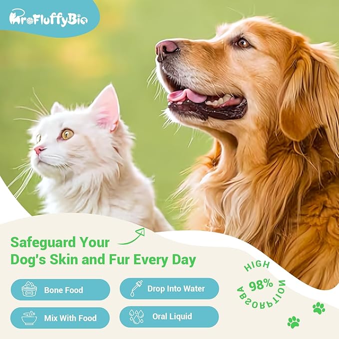 Milk Thistle for Dogs - Liver & Kidney Support, Natural Detox & Hepatic Health, with Wild Alaskan Salmon Oil & Curcumin, Omega 3 and Silymarins - Veterinarian-Formulated Herbal Supplement 2 Oz