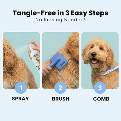 We Love Doodles Dog Detangler Spray - Leave-in Conditioner for Dogs - Dog Detangling Spray - Dematting Spray for Dogs - Tangle Remover - Made in The USA (Hypoallergenic Unscented)