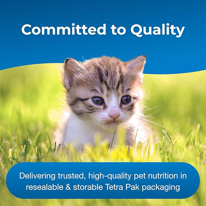 PetAg KMR Kitten Milk Replacer Liquid - 16 oz - Ready-to-Feed Formula with Vitamins for Newborn Kittens to 1 Year - Easy to Digest