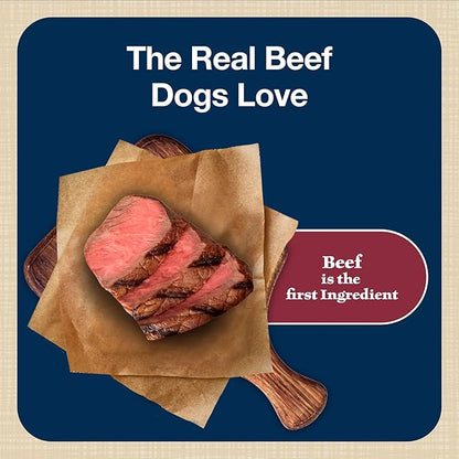 Blue Buffalo Bits Soft Dog Treats for Training,Made with Natural Ingredients & Enhanced with DHA,Beef Recipe,4-oz Bag,(Pack of 2)