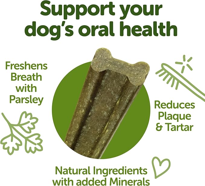 Wellness WHIMZEES Freshzees Dog Dental Treat, Soft Chews, Freshens Breath, Small Size, 14.81 oz Bag, 28 Count