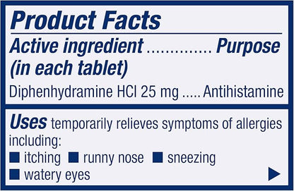 Pro-Sense Itch And Allergy Solutions, For Dogs, Antihistamine, 100 Count