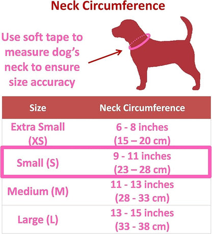 Inflatable Dog Neck Donut Collar for Post Surgery Recovery - Alternative to Elizabethan Collar (S (Neck 9"-11"))