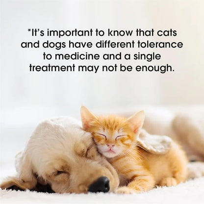 Giarcidia Say Good Bye to Flea and Ticks in Dogs & Cats Defender - Include 3ml Dropper with Cap
