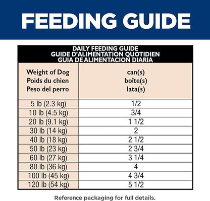 Hill's Science Diet Adult 7+ Wet Dog Food, Turkey & Barley, 13 oz. Cans, 12-Pack