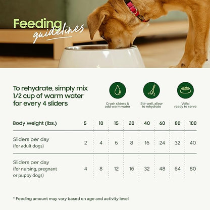 smallbatch Pets Freeze Dried Raw Dog Food, Pork Recipe, 14 oz, Organic High Protein Dog Food, Grain Free, Made in the USA, Humanely Raised Meat, Single Protein, for Picky Eaters, Hydrate & Serve