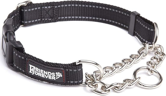 Friends Forever Martingale Dog Collars for Large Dogs - Reflective No Pull Dog Collar for Training Large/Medium Breed Dogs, Large
