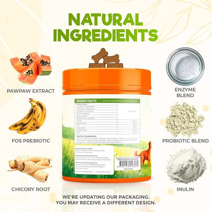 ZENO Probiotics for Dogs Chews 150Pcs - Digestive, Gut Health & Diarrhea Support - Chews for Dogs - with Probiotics, Enzymes & Natural Ingredients - Chicken