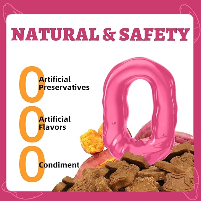 Just Try 15 OZ Dog Biscuits Sweet Potato Flavor Gut Health Support Training Treats Healthy Dog Treats