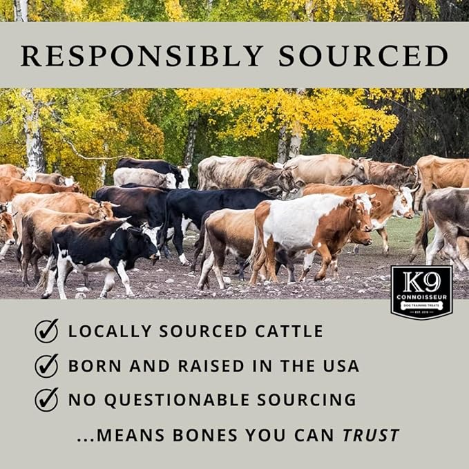 K9 Connoisseur Beef Lung Dog Training Treats All Natural & Lean, USA Made Single Ingredient, Bulk Dogs Treat, Grain Free, for All Breeds & Sizes - 8 oz