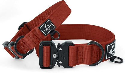 Made to ROAM Premium Dog Collar - Adjustable Heavy Duty Nylon Collar with Quick-Release Metal Buckle (Texas Flair, Classic Size 2)