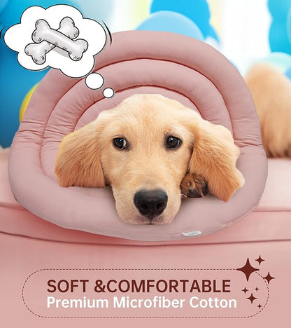Soft Dog Cones, Recovery Dog Donut Collar After Surgery-Cone of Shame Alternative, Pet Elizabethan E-Collar Anti-Bite Lick Wound Healing Adjustable for Small Large Medium Dogs, 2XL