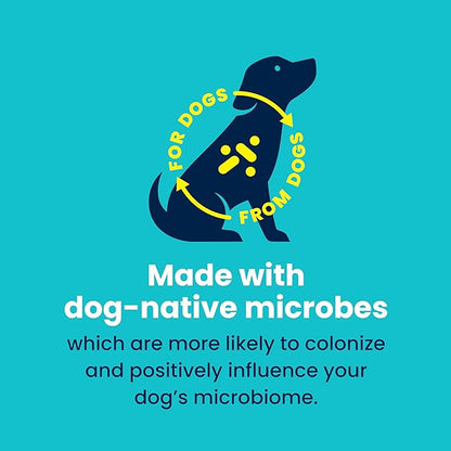 Small/Medium Dog Probiotic, the Only Product Made with Microbes Native to the Gut of Healthy Dogs, Supports Better Digestion, Gut Health, and Immune System, Maintains a Healthy Microbiome