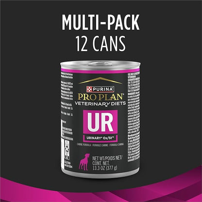 Purina Pro Plan Veterinary Diets UR Urinary Ox/St Canine Formula Wet Dog Food - (Pack of 12) 13.3 oz. Cans