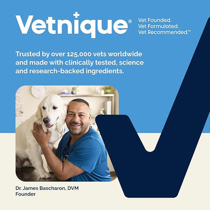 Vetnique Glandex Anal Gland Soft Chew Treats with Pumpkin for Dogs Digestive Enzymes, Probiotics Fiber Supplement for Dogs Boot The Scoot (Peanut Butter Chews, 60 Count)