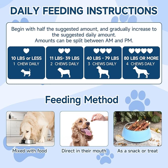 Woyamay Dog Probiotic for Dogs, 200 Soft Treats Dog Probiotics for Digestive Health & Immune System, Probiotic Chews for Dogs, Support Gut Health|Itchy Skin|Diarrhea|Gas Relief Treatment