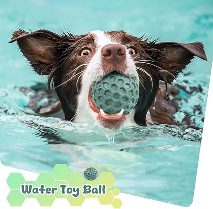 Tough Dog Chew Toys for Aggressive Chewers, Indestructible Dog Balls for Aggressive Chewers, Squeaky Balls for Dogs, Squeaky Toys for Large Dogs, Funny Heavy Duty Ball