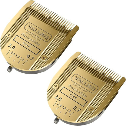 5-in-1 Replacement Clipper Blade, Detachable & Adjustable Dog Grooming Blade Compatible with Wahl Arco, Bravura, Chromado, Creativa, Figura, Motion & SuperGroom (Gold 2 Pack)