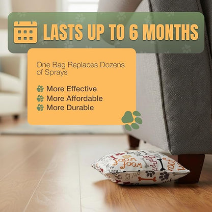 Dog Marking Prevention Product – Dog Pee Deterrent Indoor – Puppy Potty Training Aids– Long-Lasting Pee Stopper Bag, Pet & Child Safe, No Sprays, 6 Months Protection - White Woof