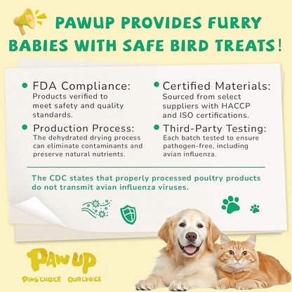 PAWUP Dog Treat Chicken Wrapped Cod Skins, Fish Chews Rolls for Medium Dogs, Healthy, Rawhide-Free, 12.5 oz